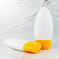 Cosmetic Personal Care Packaging Bottles 50ml Plastic Oval Shape Sunscreen White Hand Cream Squeeze Bottles Tubes