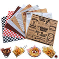 Disposable Custom Food Pack logo Printing Deli Paper Customized Wax Paper
