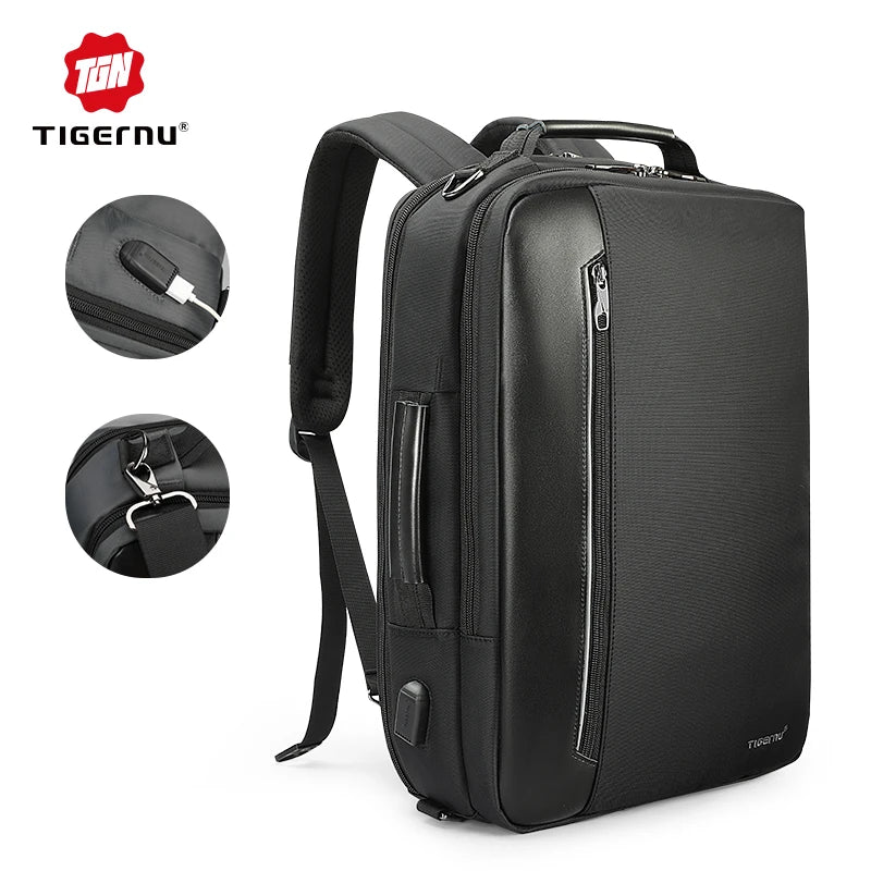 Tigernu T-B3639 Manufacturer Business Waterproof Usb Laptop Large Backpack Back Pack Multifunction Travel Bags