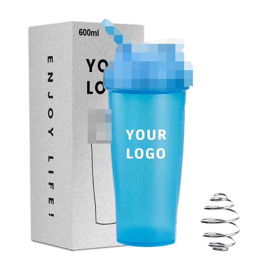 400Ml 600Ml Leakproof Gym Protein Shaker Bottle Plastic Workout Shake Protien Sports Fitness Water Bottle With Ball