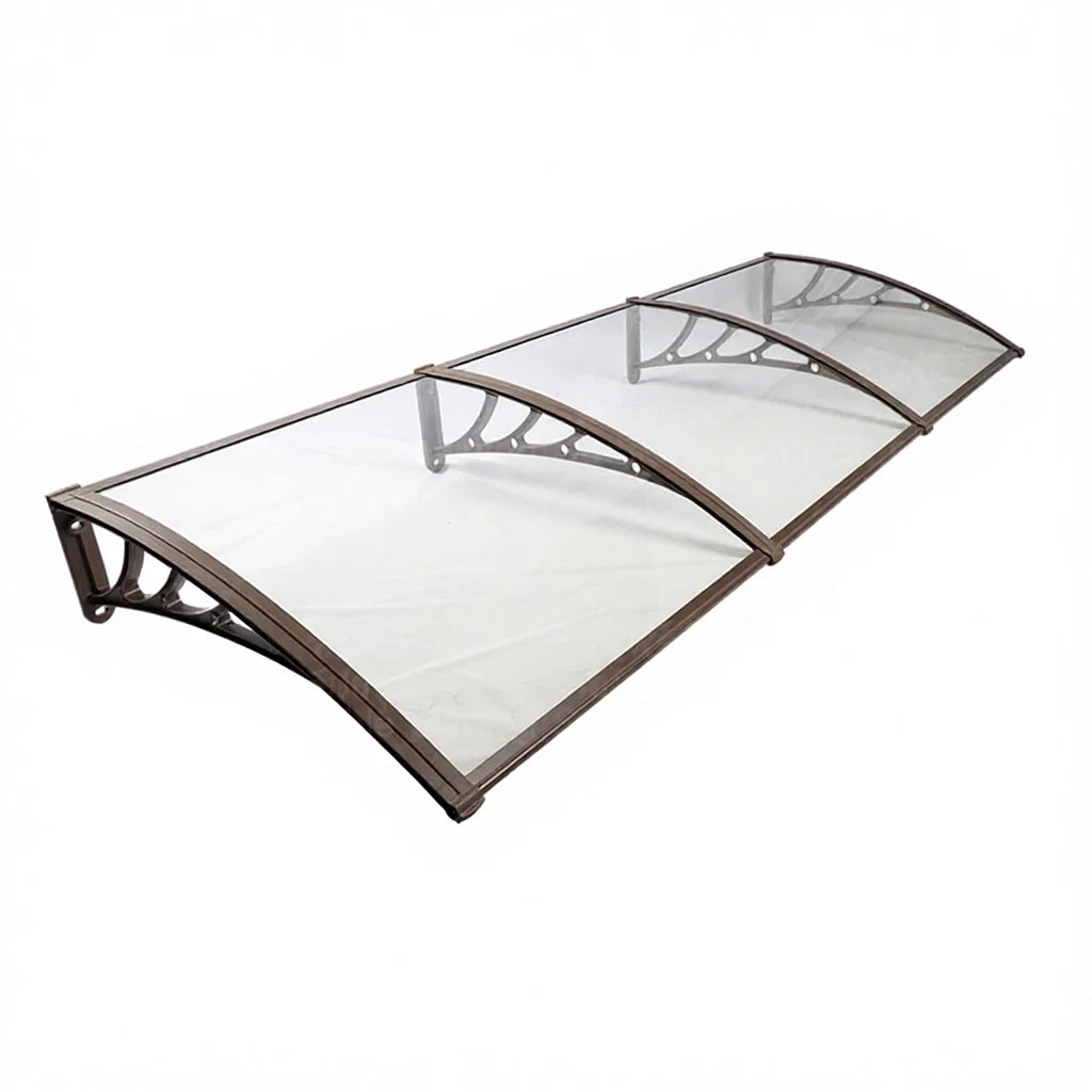 Latest Design Strong Wind-resistance Awnings for Window Long Service Life Plastic Steel Door Windows Roof Outdoor Awnings
