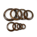 Deepeel CN206 15-50mm DIY Sewing Garment Accessories Coconut Ring Concentric Ring Coconut Shell Button Wooden Decorate Buttons