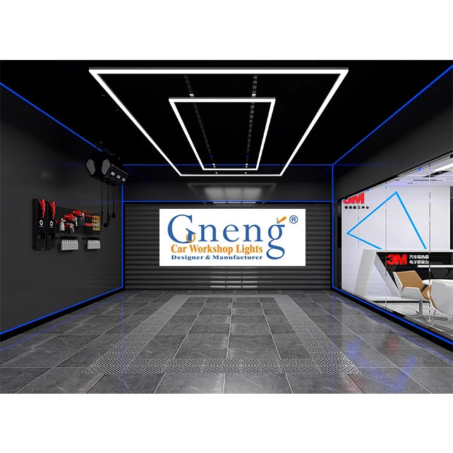 Factory Price Profession Detailing Repair Light No Shadow Diamond Indoor Lighting for Car Wash Booth