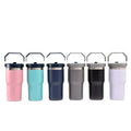 FX Factory the 20oz 30oz Iced Flow Flip Straw Tumbler Powder Coating  Insulated Coffee Tumbler with Straw and Flip Lid