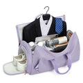 Wholesale PU Leather Waterproof Garment Duffel Bag Custom Logo Suit Travel Bags Men Garment Bag