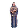 Classic African Long Dresses for Women Luxury Two-piece Set African Church Dress Rhine Stone African Clothing