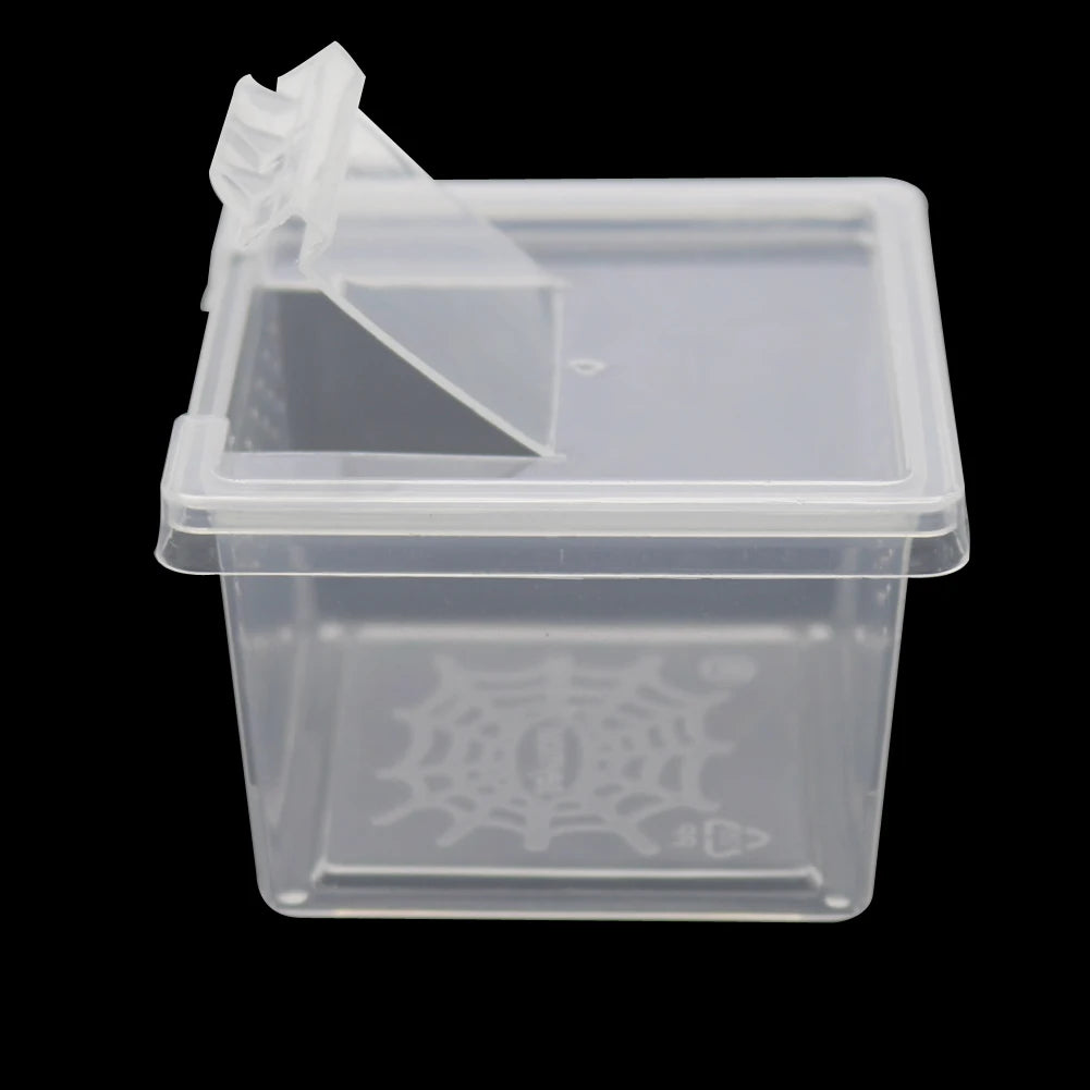 Reptile Terrarium Ideal Habitat for Scorpion Spider Ants Chameleon Lizard Plastic Transparent Reptiles Living Box
