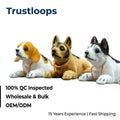 Trustloops Custom Shake Head Plush Dog Car Accessories Interior Decoration Shaking Toy Private Label OEM
