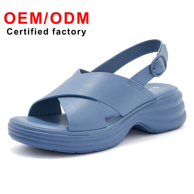 Hot Selling Women's Summer Casual All-match Thick-soled Simple Light Beach Sports Style Large Size Sandals Fashion Shoes Women