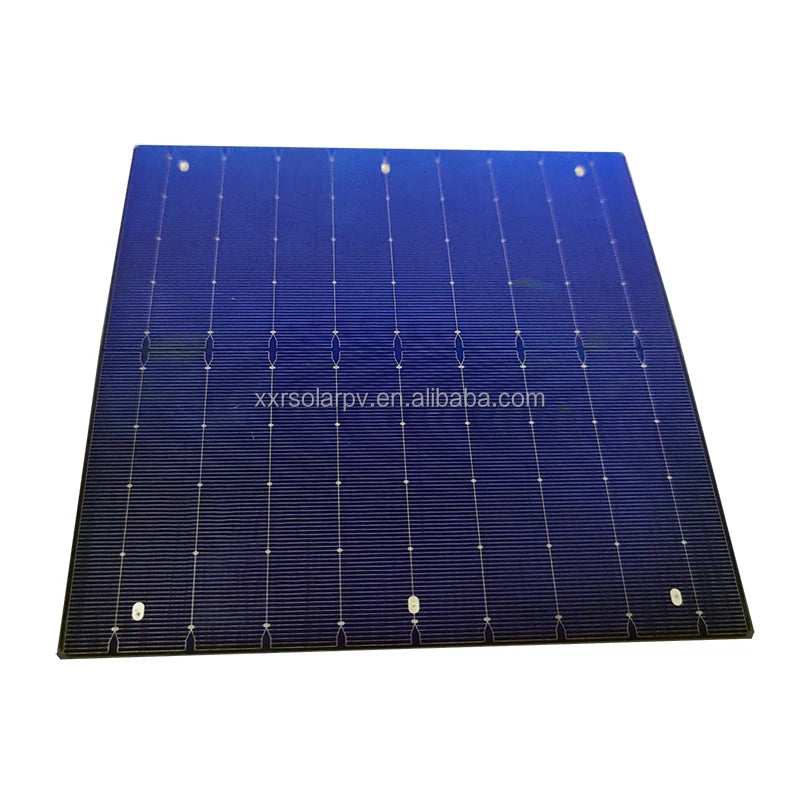 New Arrival HJT Bifacial Half Cut Solar Cell 23.4% High Efficiency 158.75*79.375 mm 9bb Solar Cells for DIY HJT Solar Panels