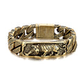 Top Sale Hand Bracelet for Men Design Retro Gold Bracelet Stainless Steel Men's Fashion Jewelry