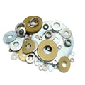 China Manufacturer Wholesale Stainless Steel Circlip Round Galvanized Steel Flat Washer 7/8 Iron Metal Washers