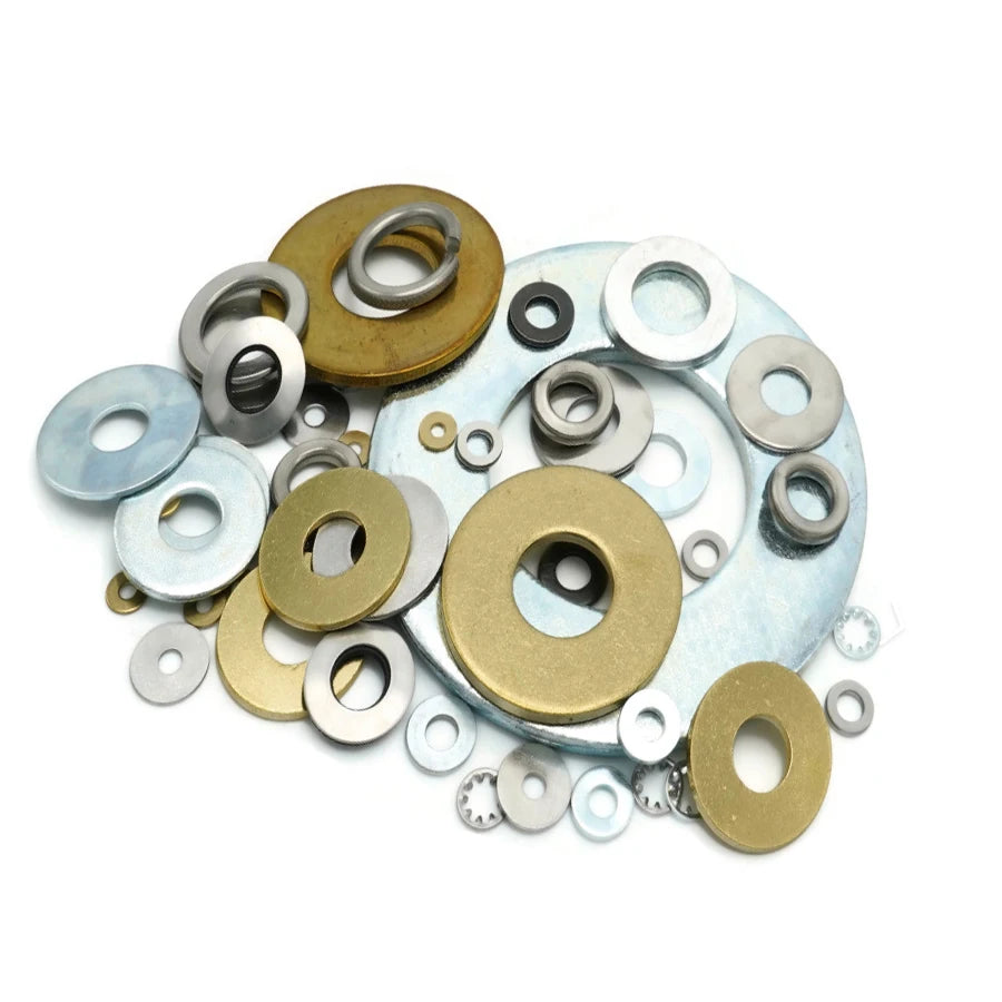 China Manufacturer Wholesale Stainless Steel Circlip Round Galvanized Steel Flat Washer 7/8 Iron Metal Washers