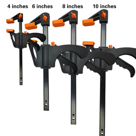 4/6/8/10 Inch Quick Release Bar Clamps Heavy Duty F Clamps for Woodworking DIY Furniture Assembly