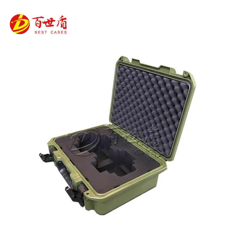 BSDCASE M6400 Green Hard PP EAV Foam Multi-function Waterproof IP67 Shockproof Dustproof Portable Equipment Case OEM ODM 10-Year