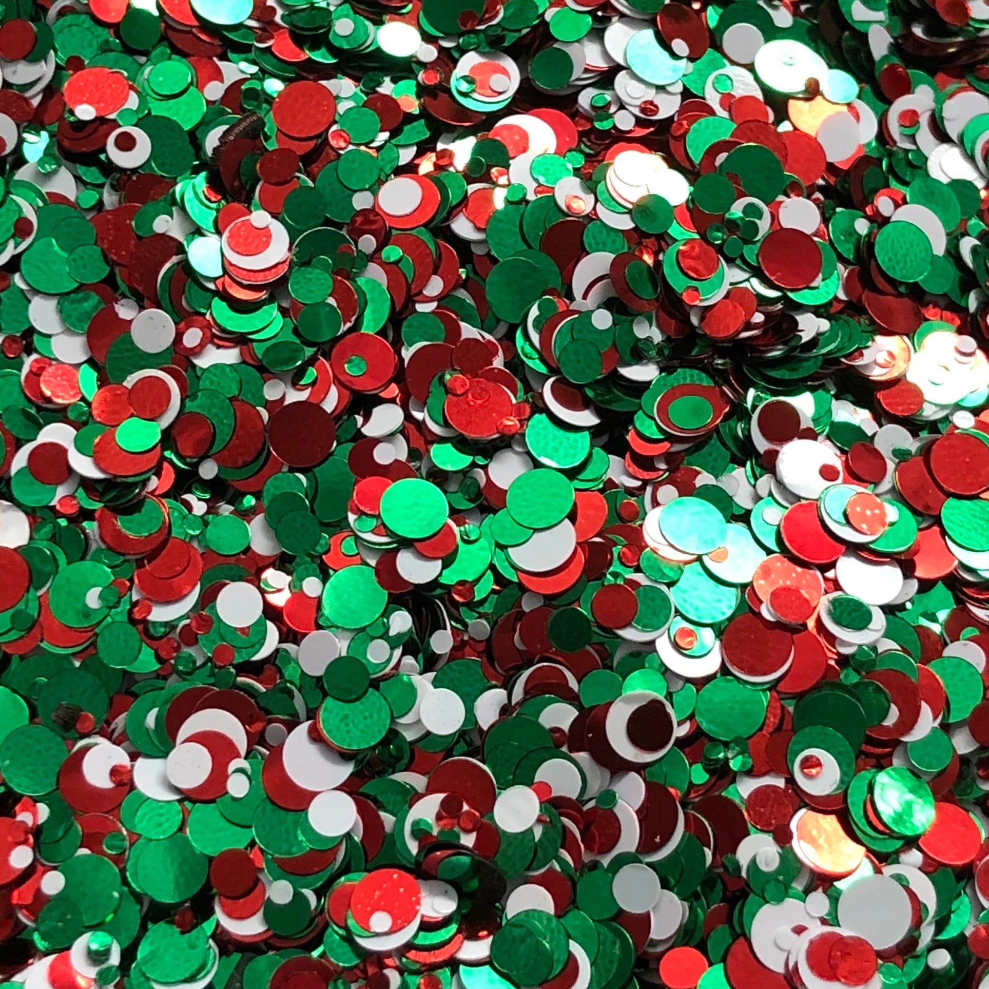 2021 New White Red Green Chunky Mix Xmas Glitter Christmas Glitter