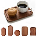 Rectangular Wooden Tray  Appetizer Cheese Plates Small Sandwich Dessert Trays Cookie Round Serving Platter Snacks Dish