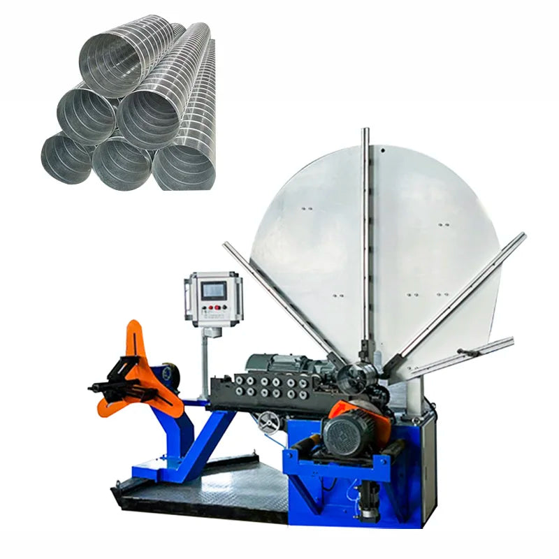 Spiral Pipe Duct Forming Corrugated Tube Making Machine