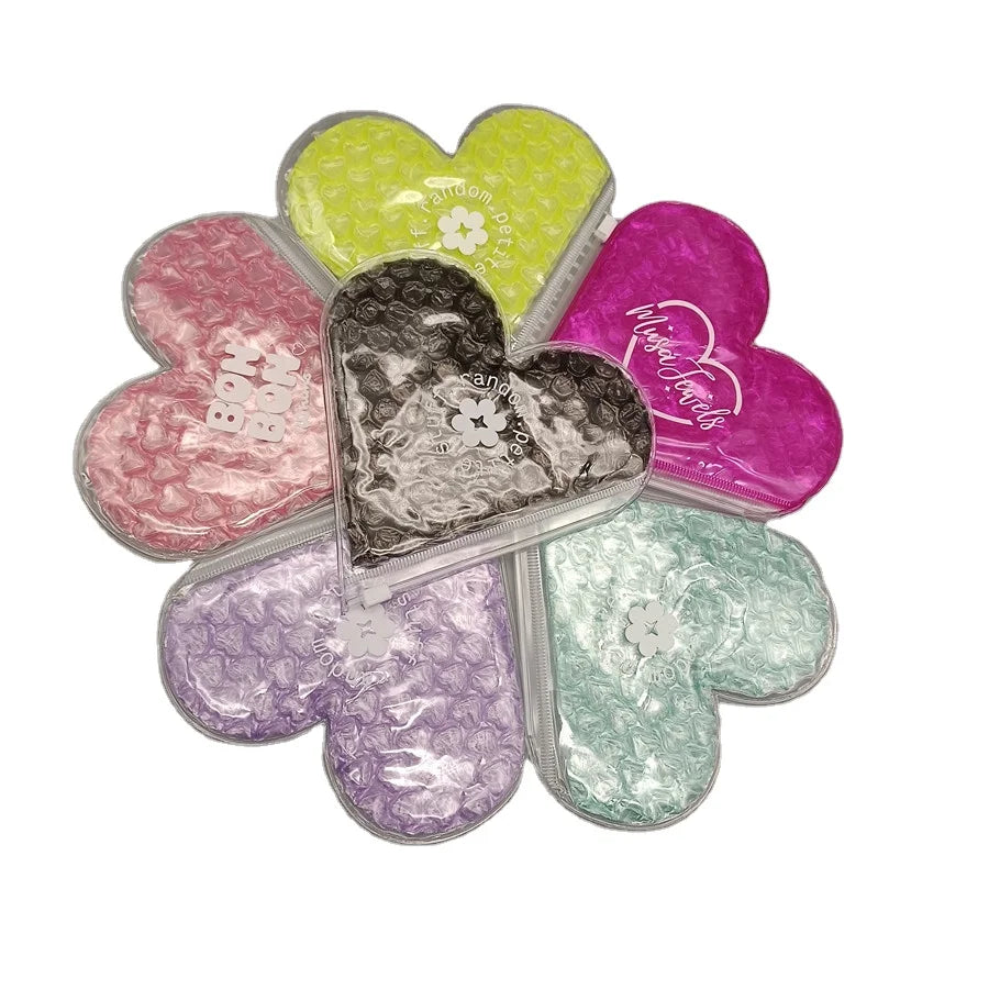 Bubble Filter Customized Bubble Zipper Bag Recycled clear Bubble Out Bags Zipper Packing Cushioning Bag