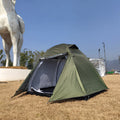 Durable Double Layer Dome Tent 4 Seasons 2-Person Backpacking Tent with Sunscreen CZX-745 Camping Tent