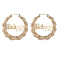 Golden Metal Ear Hoop round Earrings for Women Exaggerated Nightclub Hip Hop Street Punk Style for Weddings and Parties