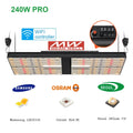 240w samsung Lm301h Led Grow Light UV IR 730nm Far Red Full Spectrum Led Plant lamp Light with Stock