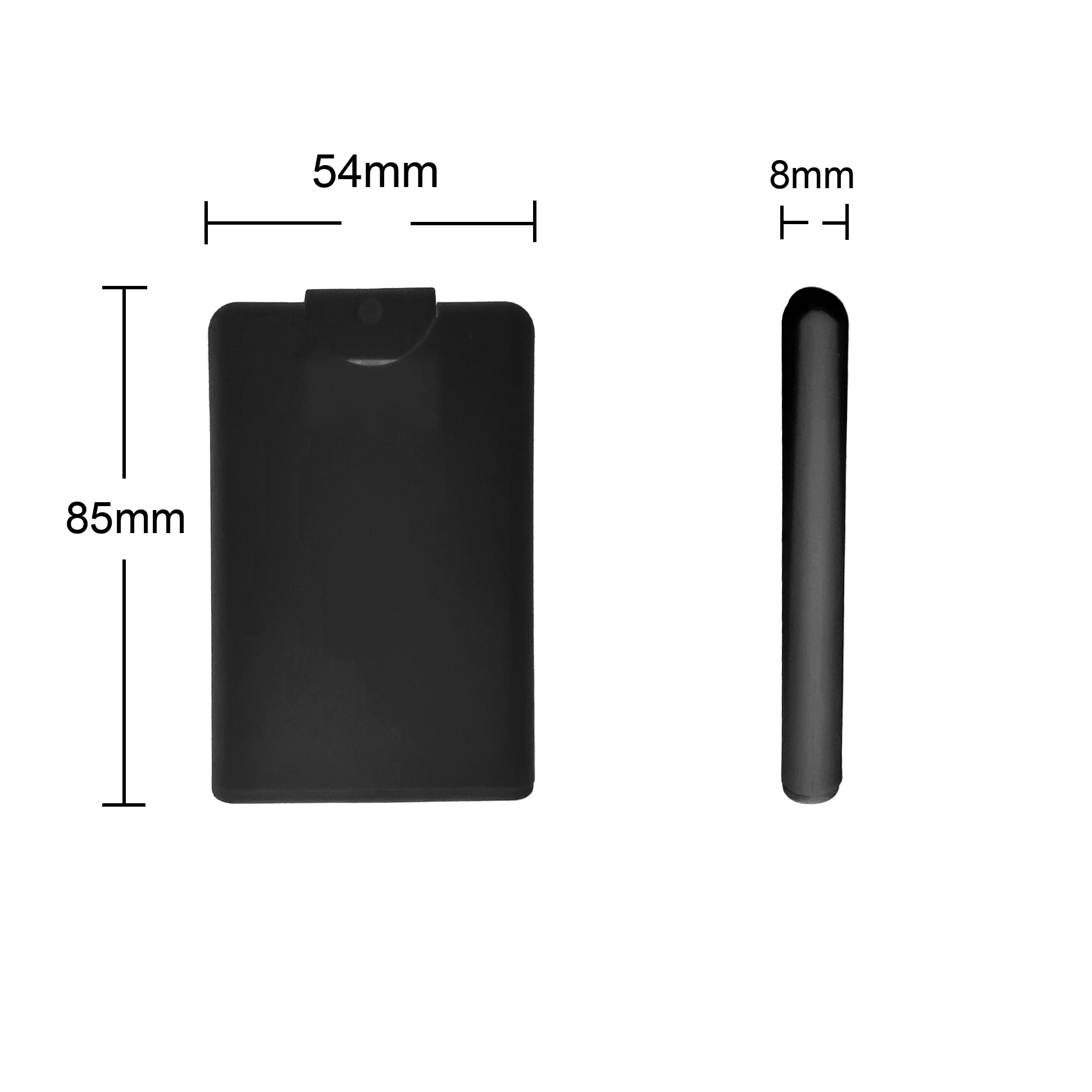 20ml Credit Card Sprayer Bottle Customized Color PP Facial and Oral Use Sprayer Perfume Spray Bottle Plastic Suppliers