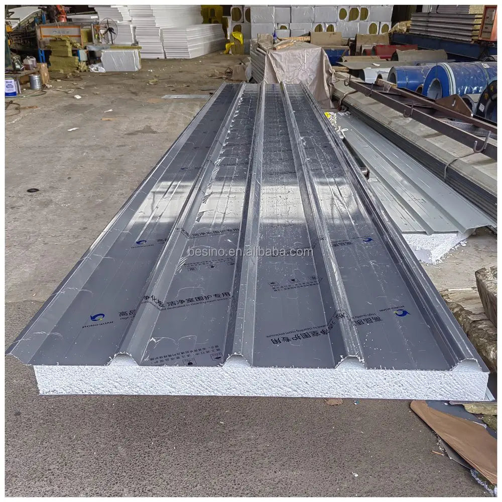 Fireproof Roof Sandwich Panel Building Material Aluminum Roofing Panel Insulated Roof Panel Exterior for Construction