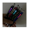 2-in-1 Tablet for Pen LED Light-Up Laser Logo Customized Soft Touch Rubber Top Elegant Promo 1.0mm Plastic