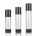Customize Skincare Cosmetic Packaging 100ml 120ml Black Vacuum Airless Pump Spray Lotion Bottle