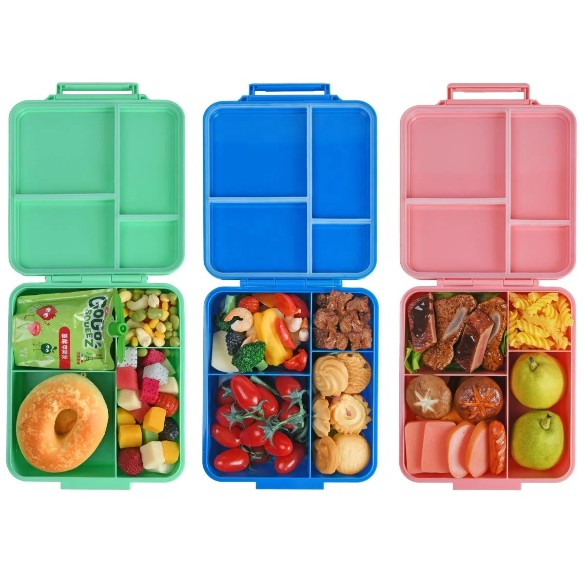 Aohea Wholesale Available Custom Colors Food Storage Containers and Balanced Diet Microwave Bento Lunch Box Kit