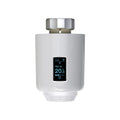Smart Thermostatic Radiator Valve with Ultra-Low Power OLED Screen Weekly Programmable by Tuya Bluetooth for Apartment Use
