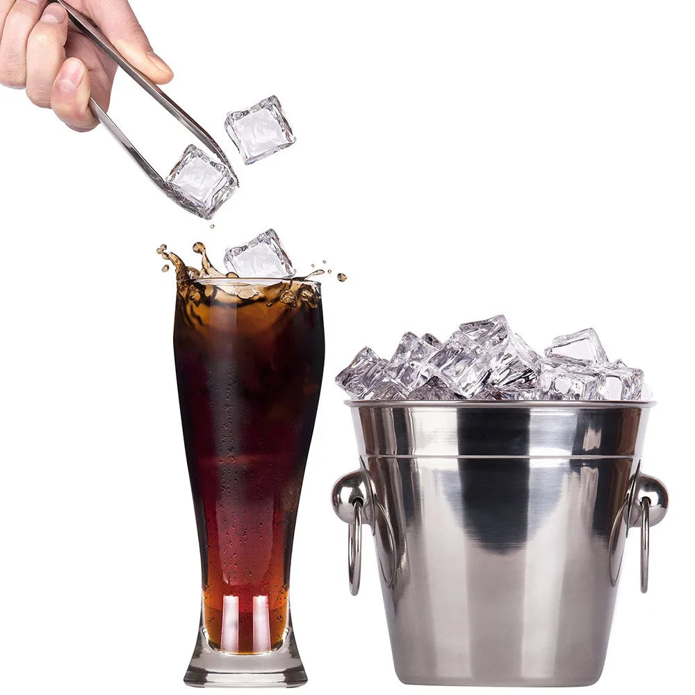 11cm Party Barbecue Tongs 18/8 Stainless Steel Food Pliers Small Mini Ice Cube Lemon Slice Serving Coffee Sugar Clip Tongs