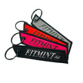 Luxury Custom Lanyard Fabric Keychain Move Flight Airplane Embroidery Key Chain Crew Embroidered Key Tag for Car Motorcycle