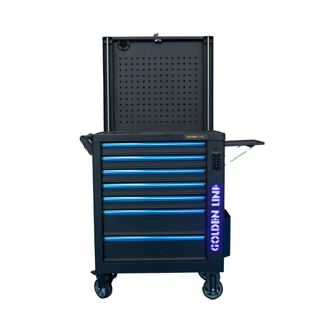 Heavy Duty Metal Tool Cabinet Trolley Garage Workshop and Warehouse Workbenches with Set Box Drawer for Storage