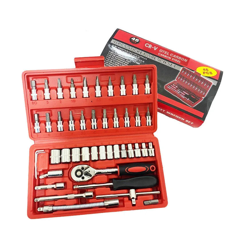 Wrench 46pcs Star Torx Socket Tools Set Male Female Sockets With Torx Bit Adaptor for Mechanics Repair Tool Kit Ferramentas Repa