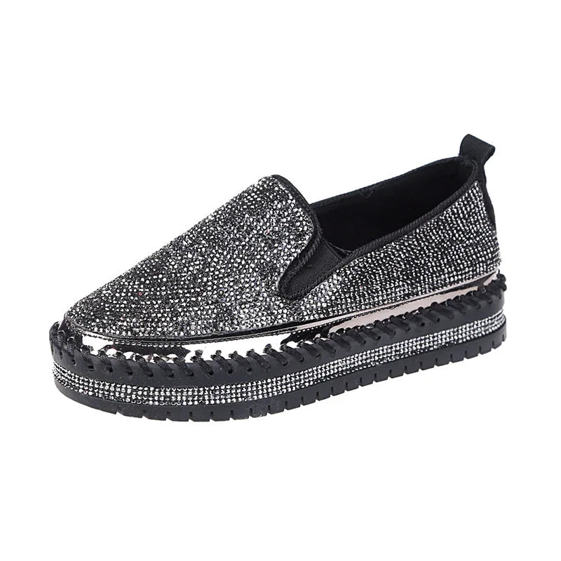 New Ladies Thick Bottom Casual Shoes Increase High Fashion Sports Shoes Comfortable Walking Soft Bottom Board Women Shoes