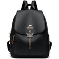 High Quality Hardware Decoration Backpack  Solid Color School Bag Sac a Dos Luxury Women's Brand Designer Backpack