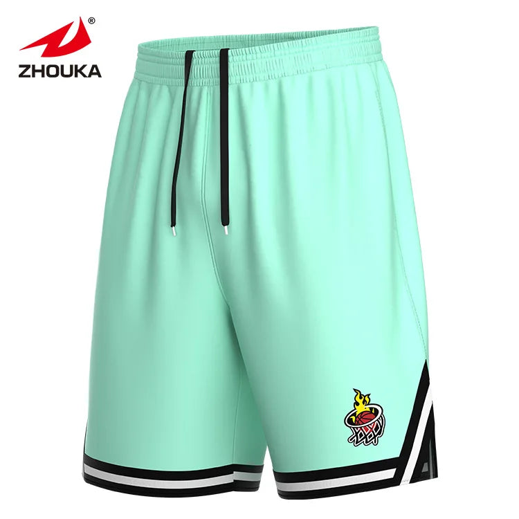 Custom Basketball Shorts with Breathable Mesh Plus Size Personality Design for Sports