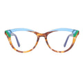 FEROCE Hot Sale Classic Quality Ladies Acetate Cateye Frames Glasses Spectacle Optical Eyeglasses Eyewear