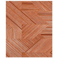 2023 New Washable Luxury 3D Red Parquet Geometric Wooden Bedroom Decorative Vinyl Wallpapers Design Pvc Wallcovering
