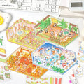 3 Per Pack of Dream Four Seasons Cartoon Stickers 3d Landscaping Children Miniature Scene Three-dimensional Stickers