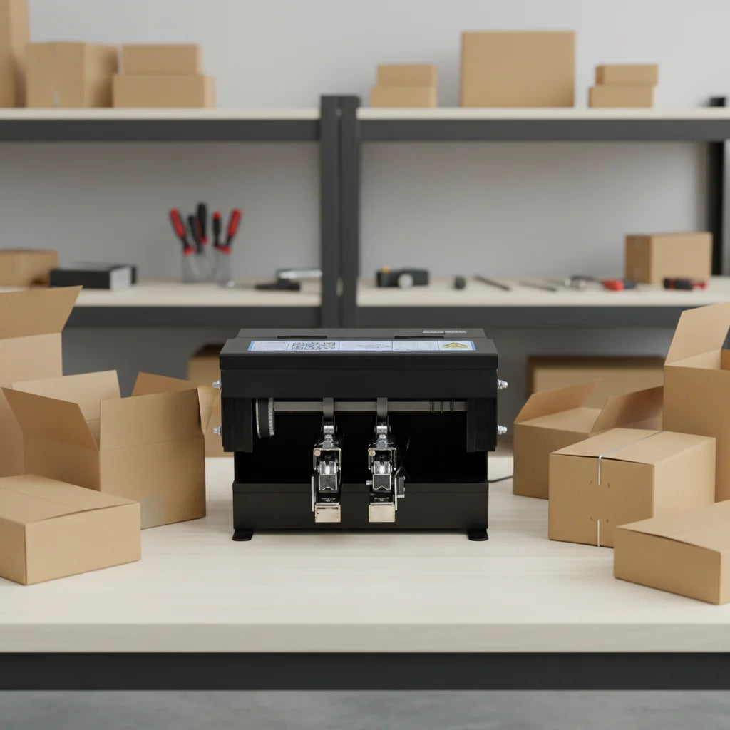 Double Head Paper Box Packaging Electric Stapler Machine