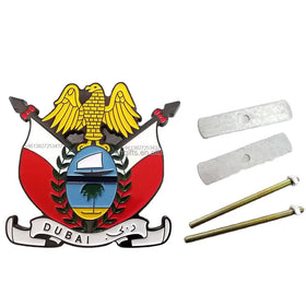 Car Badge United Arab Emirates UAE Car Logo UAE Dubai Emblem Loog Car Grille Badge Manufacturer