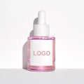 30ml Pink Serum Dropper Tincture Body Parts Cosmetic Bottles for Essential Oil Glass