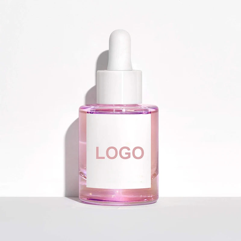 30ml Pink Serum Dropper Tincture Body Parts Cosmetic Bottles for Essential Oil Glass