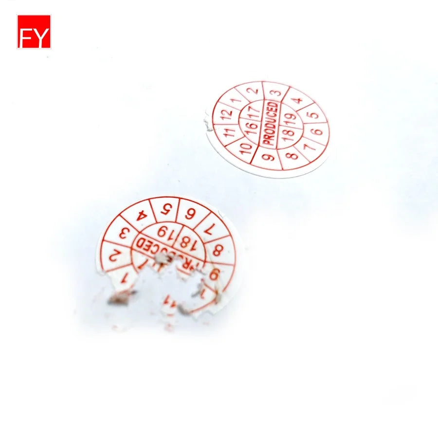 Wholesale Sealing Beautiful Blank Egg Shell Environmental Friendly Security Label Sticker