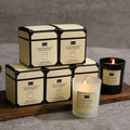 Black White Frosted 5*6cm Candles Cup Soybean Wax  Diy Romantic Gift Scented Candle Wholesale