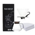 Hot Selling Coffee Set TS10 Filter Cup Filter Paper Server Pot Kitchen Accessories Espresso Coffee Maker