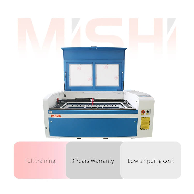 MISHI 6090 60W 80W 100W 130W 150W CO2 Laser Engraving Cutting Machine for Wood Acrylic MDF Leather Rubber Glass Plywood